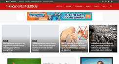 Desktop Screenshot of grandesmedios.com