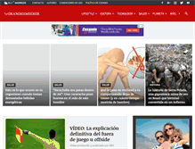 Tablet Screenshot of grandesmedios.com